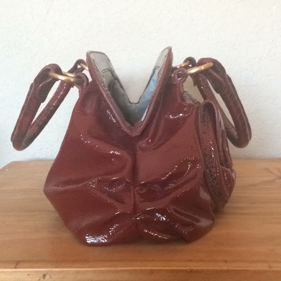 Isabella Fiore Red Leather Satchel ✨Hard to find!✨ - Picture 3 of 7